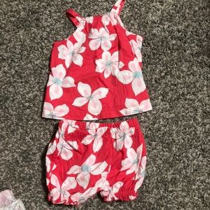 Infant top and shorts